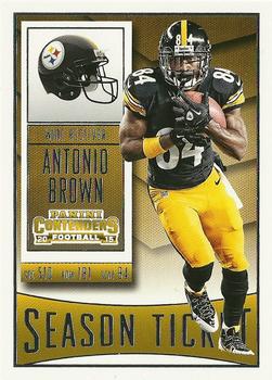 Antonio Brown Pittsburgh Steelers 2015 Panini Contenders NFL #59